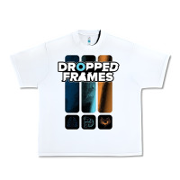 White dropped frames Urban Heavy Tee - artisFamous