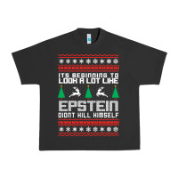 Pigment Black epstein didnt kill himself christmas Urban Heavy Tee - artisFamous
