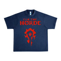 Navy for the horde Urban Heavy Tee - artisFamous