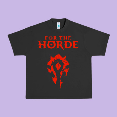 For The Horde Urban Heavy Tee Designed By Artisfamous