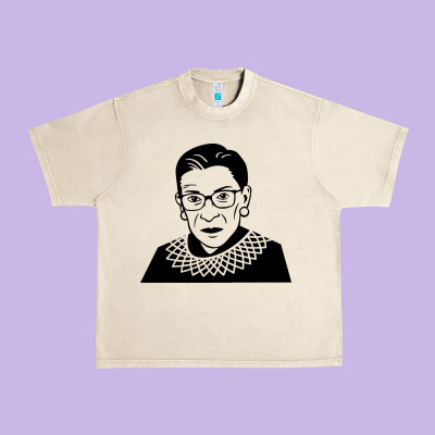 Ruth Bader Ginsburg Urban Heavy Tee Designed By Artisfamous