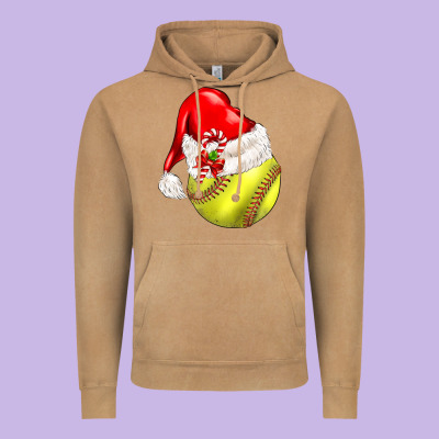 Christmas Sports Vintage Hoodie Designed By Barkaloodesign