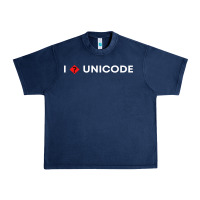 Navy i � unicode Urban Heavy Tee - artisFamous
