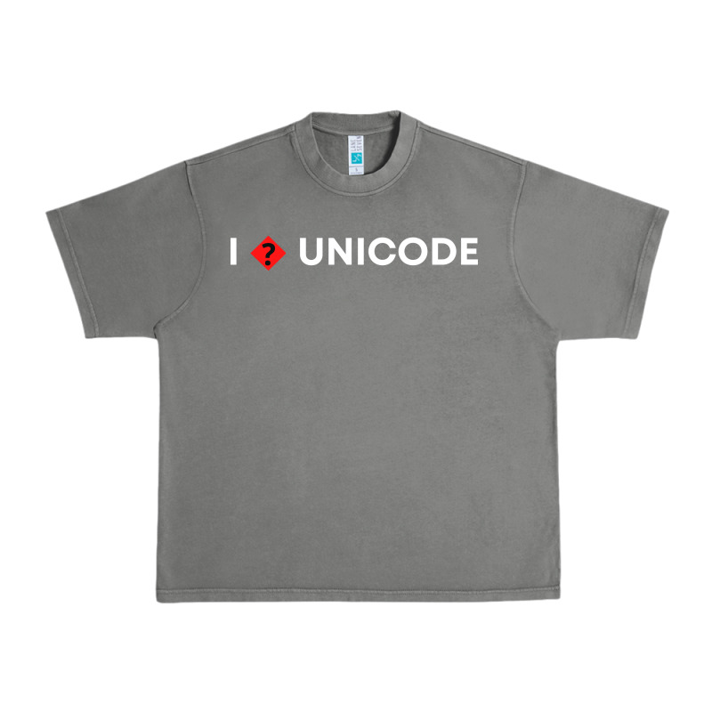 I � Unicode Urban Heavy Tee by artisFamous | Teevron