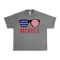 Tornado Merica Usa Flag Sunglasses 4th Of July Urban Heavy Tee - artisFamous