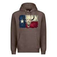 Coffee texas flag Premium Hoodie - BarkalooDesign