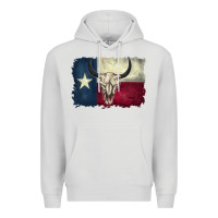 Dove Grey texas flag Premium Hoodie - BarkalooDesign