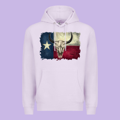 Texas Flag Premium Hoodie Designed By Barkaloodesign