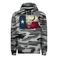 Slate Camo texas flag Premium Hoodie - BarkalooDesign