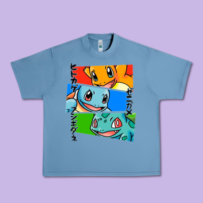 Kanto Starters Urban Heavy Tee Designed By Artisfamous