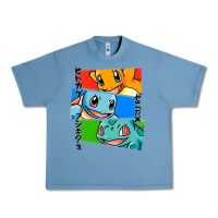 Pebble Blue kanto starters Urban Heavy Tee - artisFamous