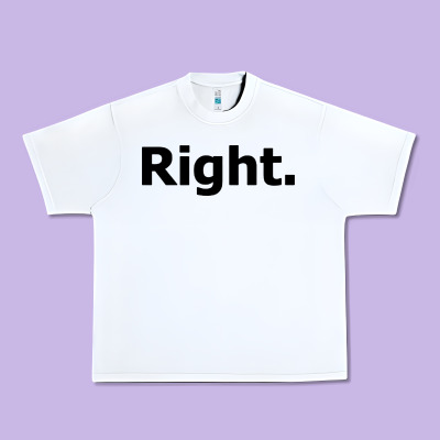 Right Urban Heavy Tee Designed By Artisfamous