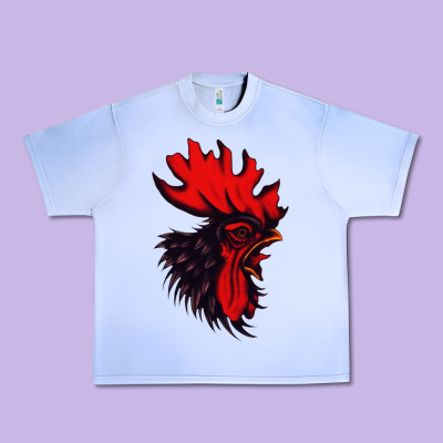 Rooster Urban Heavy Tee Designed By Artisfamous