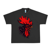 Pigment Black rooster Urban Heavy Tee - artisFamous
