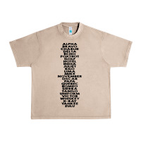 French Oak phonetic alphabet Urban Heavy Tee - artisFamous