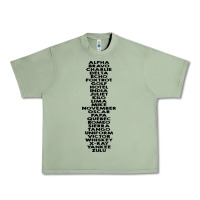 Oil Green phonetic alphabet Urban Heavy Tee - artisFamous