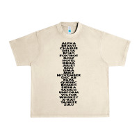 Sandshell phonetic alphabet Urban Heavy Tee - artisFamous