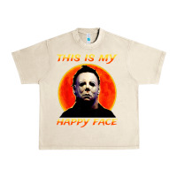 Sandshell this is my happy face Urban Heavy Tee - artisFamous
