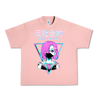 Salmon antisocial wave anime Urban Heavy Tee - artisFamous