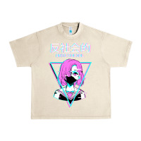 Sandshell antisocial wave anime Urban Heavy Tee - artisFamous