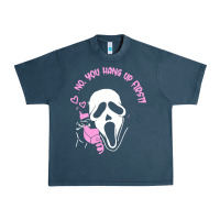 Midnight Navy scream ghost Urban Heavy Tee - artisFamous