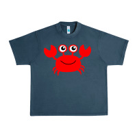 Midnight Navy Red Crab Urban Heavy Tee - artisFamous
