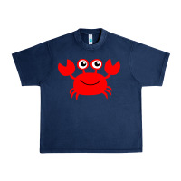 Navy Red Crab Urban Heavy Tee - artisFamous