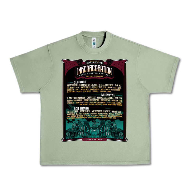 Face Mask Mansfield Ohio Inkcarceration Lineup Urban Heavy Tee by artisFamous | Teevron