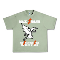 Oil Green black rock and roll Urban Heavy Tee - artisFamous