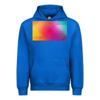 Cobalt multicolor abstract lines Urban Hoodie - chombo