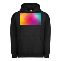Pigment Black multicolor abstract lines Urban Hoodie - chombo