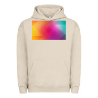 Pigment French Oak multicolor abstract lines Urban Hoodie - chombo