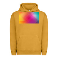 Pigment Peanut Butter multicolor abstract lines Urban Hoodie - chombo