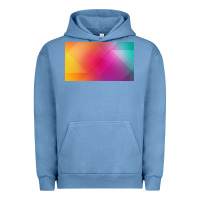 Pigment Pebble Blue multicolor abstract lines Urban Hoodie - chombo