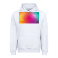 White multicolor abstract lines Urban Hoodie - chombo