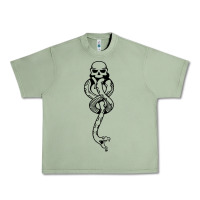 Oil Green dark mark Urban Heavy Tee - artisFamous