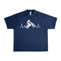Navy dirt bike Urban Heavy Tee - artisFamous