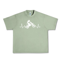 Oil Green dirt bike Urban Heavy Tee - artisFamous