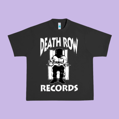 Death Row Records Black Urban Heavy Tee Designed By Artisfamous