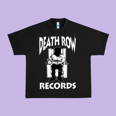Death Row Records Black Urban Heavy Tee Designed By Artisfamous