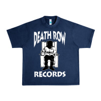 Navy death row records black Urban Heavy Tee - artisFamous