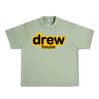 Oil Green drew smile house Urban Heavy Tee - artisFamous