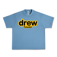 Pebble Blue drew smile house Urban Heavy Tee - artisFamous
