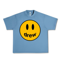 Pebble Blue Drew Smile House Urban Heavy Tee - artisFamous