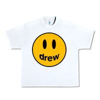 White Drew Smile House Urban Heavy Tee - artisFamous