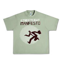 Oil Green streetlight manisfesto vertigo Urban Heavy Tee - artisFamous
