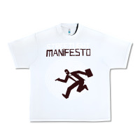 White streetlight manisfesto vertigo Urban Heavy Tee - artisFamous