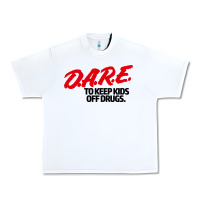 White dare shirt Urban Heavy Tee - artisFamous