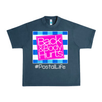Midnight Navy back and body hurts Urban Heavy Tee - artisFamous