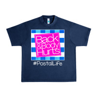 Navy back and body hurts Urban Heavy Tee - artisFamous